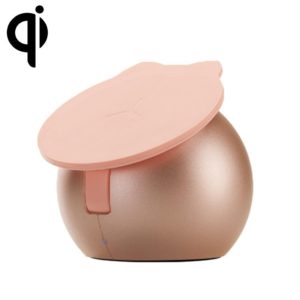 C101 Cute Cat Shape Magnetic Wireless Charging Stand Base (Pink) (OEM)