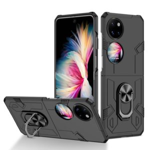 For Huawei P50 Pocket Matte UV Shockproof Phone Case(Black) (OEM)
