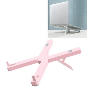 D27 Laptop Stand Bracket Desktop Increase Heat Dissipation Base Lift Tablet Stand(Pink) (OEM)