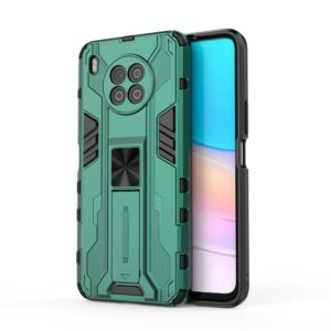 For Huawei nova 8i Overseas Version Supersonic PC + TPU Shock-proof Protective Case with Holder(Green) (OEM)