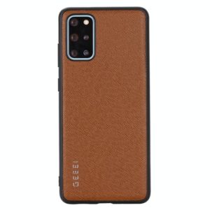 For Galaxy S20+ GEBEI Full-coverage Shockproof Leather Protective Case(Brown) (GEBEI) (OEM)