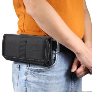 Oxford Cloth Mobile Phone Portable Waist Bag For 6.7-6.9 inch(Black) (OEM)