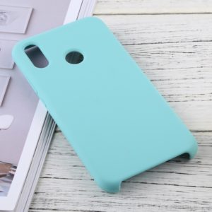 Solid Color Liquid Silicone Dropproof Protective Case for Huawei P20 Lite (Glacier Blue) (OEM)