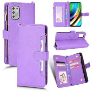For Motorola Moto G Stylus 5G 2021 Litchi Texture Zipper Leather Phone Case(Purple) (OEM)