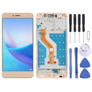 OEM LCD Screen for Huawei Enjoy 7 Plus/Y7 Prime Digitizer Full Assembly with Frame(Gold) (OEM)