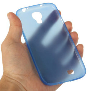 0.3mm Ultra Thin Polycarbonate Materials PC Protection Shell for Galaxy S IV / i9500(Blue) (OEM)