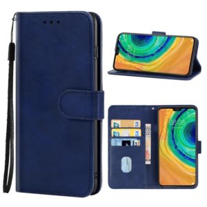 For Huawei Mate 30 Leather Phone Case(Blue) (OEM)