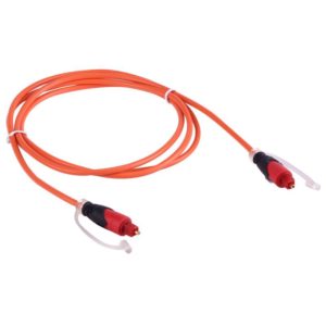 Digital Audio Optical Fiber Toslink Cable, Cable Length: 1.5m, OD: 4.0mm (Gold Plated) (OEM)