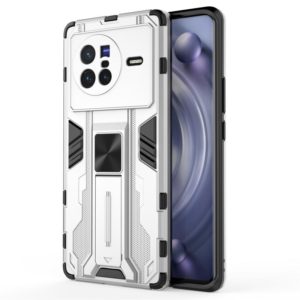 For vivo X80 Supersonic PC + TPU Shock-proof Phone Case(Silver) (OEM)