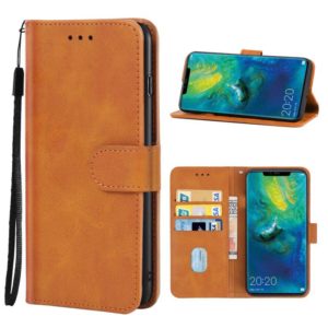 For Huawei Mate 20 Pro Leather Phone Case(Brown) (OEM)