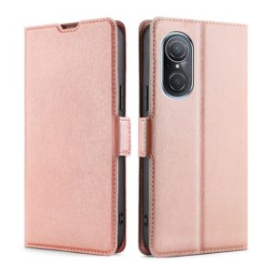 For Huawei Nova 9 SE 4G Ultra-thin Voltage Side Buckle Leather Phone Case(Rose Gold) (OEM)