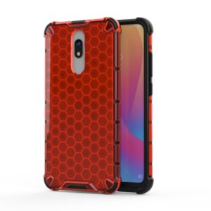 For Redmi 8 Shockproof Honeycomb PC + TPU Case(Red) (OEM)