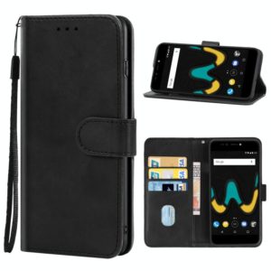 Leather Phone Case For Wiko Upulse(Black) (OEM)
