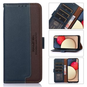 For Nothing Phone 1 KHAZNEH Litchi Texture Leather RFID Phone Case(Blue) (OEM)