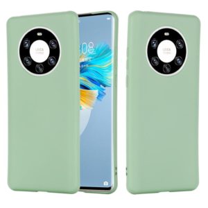 For Huawei Mate 40 Pro+ Pure Color Liquid Silicone Shockproof Full Coverage Case(Green) (OEM)