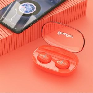 OneDer W12 Wireless Earphone with Waterproof IPX5 HD Stereo Sound TWS Bluetooth Earphone(Orange) (OneDer) (OEM)