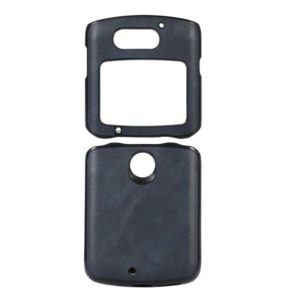 For Motorola Moto Razr 5G Cowhide Texture PU Phone Case(Blue) (OEM)