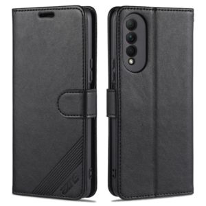 For Honor X20 SE AZNS Sheepskin Texture Horizontal Flip Leather Case with Holder & Card Slots & Wallet(Black) (AZNS) (OEM)