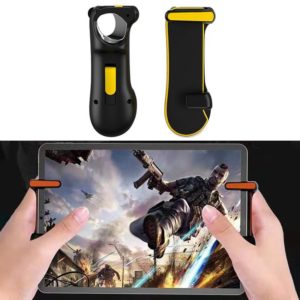 Eating Chicken One-button Burst Shooting Game Handle Controller for Tablet PC, 1 Pair (Yellow) (OEM)