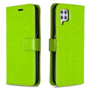 For Huawei P40 Lite Crazy Horse Texture Horizontal Flip Leather Case with Holder & Card Slots & Wallet & Photo Frame(Green) (OEM)
