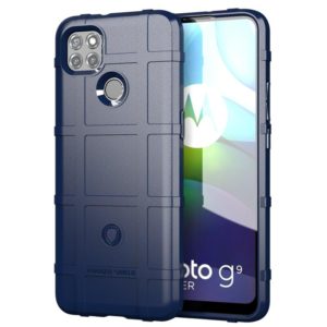 For Motorola Moto G9 Power Full Coverage Shockproof TPU Case(Blue) (OEM)
