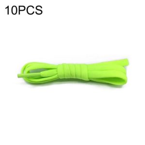 10 PCS Stretch Spandex Non Binding Elastic Shoe Laces (Green) (OEM)