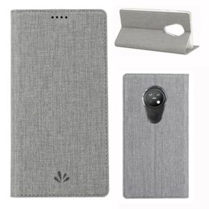 For Nokia 6.2 & 7.2 ViLi Shockproof TPU + PU Horizontal Flip Protective Case with Card Slot & Holder(Grey) (ViLi) (OEM)