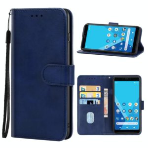 Leather Phone Case For Wiko Sunny 5 Lite(Blue) (OEM)