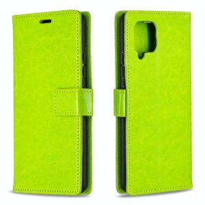 For Huawei Y5p Crazy Horse Texture Horizontal Flip Leather Case with Holder & Card Slots & Wallet & Photo Frame(Green) (OEM)