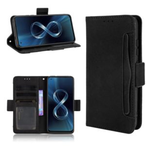 For Asus Zenfone 8 / 8Z Skin Feel Calf Pattern Leather Phone Case(Black) (OEM)