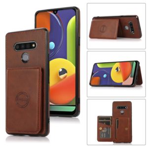For LG Stylo 6 Calf Texture Magnetic Phone Case(Coffee) (OEM)