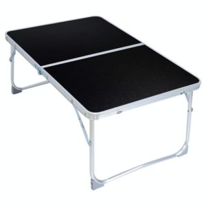 Plastic Mat Adjustable Portable Laptop Table Folding Stand Computer Reading Desk Bed Tray (Black) (OEM)