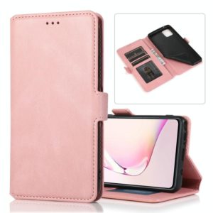 For Samsung Galaxy Note 10 Lite Retro Magnetic Closing Clasp Horizontal Flip Leather Case with Holder & Card Slots & Photo Frame & Wallet(Rose Gold) (OEM)