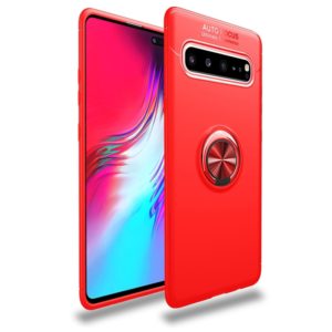 Lenuo Shockproof TPU Case for Galaxy S10 5G, with Invisible Holder (Red) (lenuo) (OEM)
