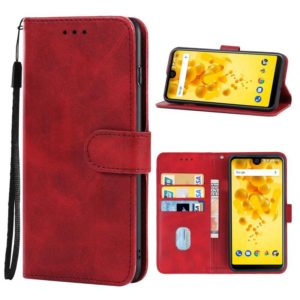 Leather Phone Case For Wiko View 2(Red) (OEM)
