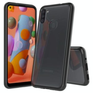 For Samsung Galaxy M11 Shockproof Scratchproof TPU + Acrylic Protective Case(Black) (OEM)