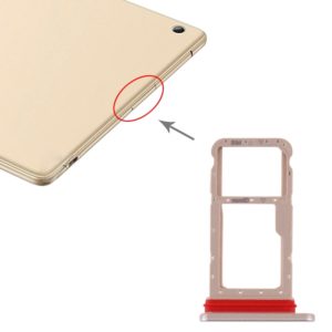 SIM Card Tray + Micro SD Card Tray for Huawei Honor Waterplay (Gold) (OEM)