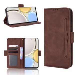 For Honor X9 5G / Magic4 Lite Skin Feel Calf Pattern Leather Phone Case(Brown) (OEM)