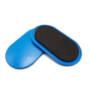 1 Pair Oval Sliding Mat for Fitness / Yoga, Size: 23 x 15cm(Blue) (OEM)