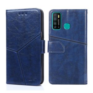 For Infinix Hot 9 / Note 7 Lite X655C Geometric Stitching Horizontal Flip Leather Phone Case(Blue) (OEM)