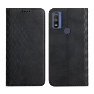 For Motorola G Pure Skin Feel Magnetic Leather Phone Case(Black) (OEM)