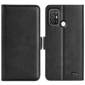 For ZTE Blade A52 Dual-side Magnetic Buckle Leather Phone Case(Black) (OEM)