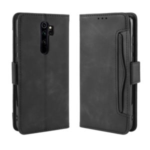 For Xiaomi Redmi Note 8 Pro Wallet Style Skin Feel Calf Pattern Leather Case ，with Separate Card Slot(Black) (OEM)