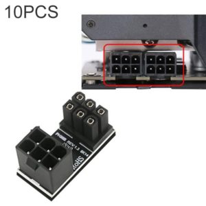 10 PCS ATX 8Pin Female to 8Pin Male 180 Degree Angled Adapter , Model: PH36B (OEM)