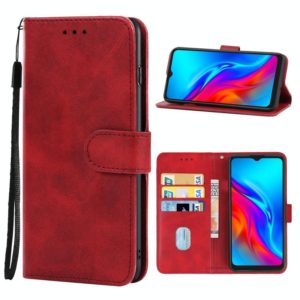 Leather Phone Case For TCL 20E(Red) (OEM)