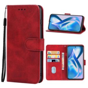 Leather Phone Case For OnePlus Ace(Red) (OEM)