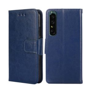 For Sony Xperia 1 IV Crystal Texture Leather Phone Case(Royal Blue) (OEM)