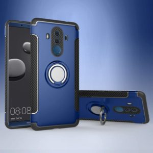 Magnetic 360 Degree Rotation Ring Holder Armor Protective Case for Huawei Mate 10 Pro (Blue) (OEM)