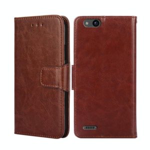 For ZTE Tempo X Crystal Texture Leather Phone Case(Brown) (OEM)