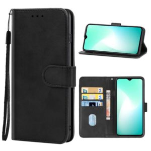Leather Phone Case For Infinix Hot 11 Play(Black) (OEM)